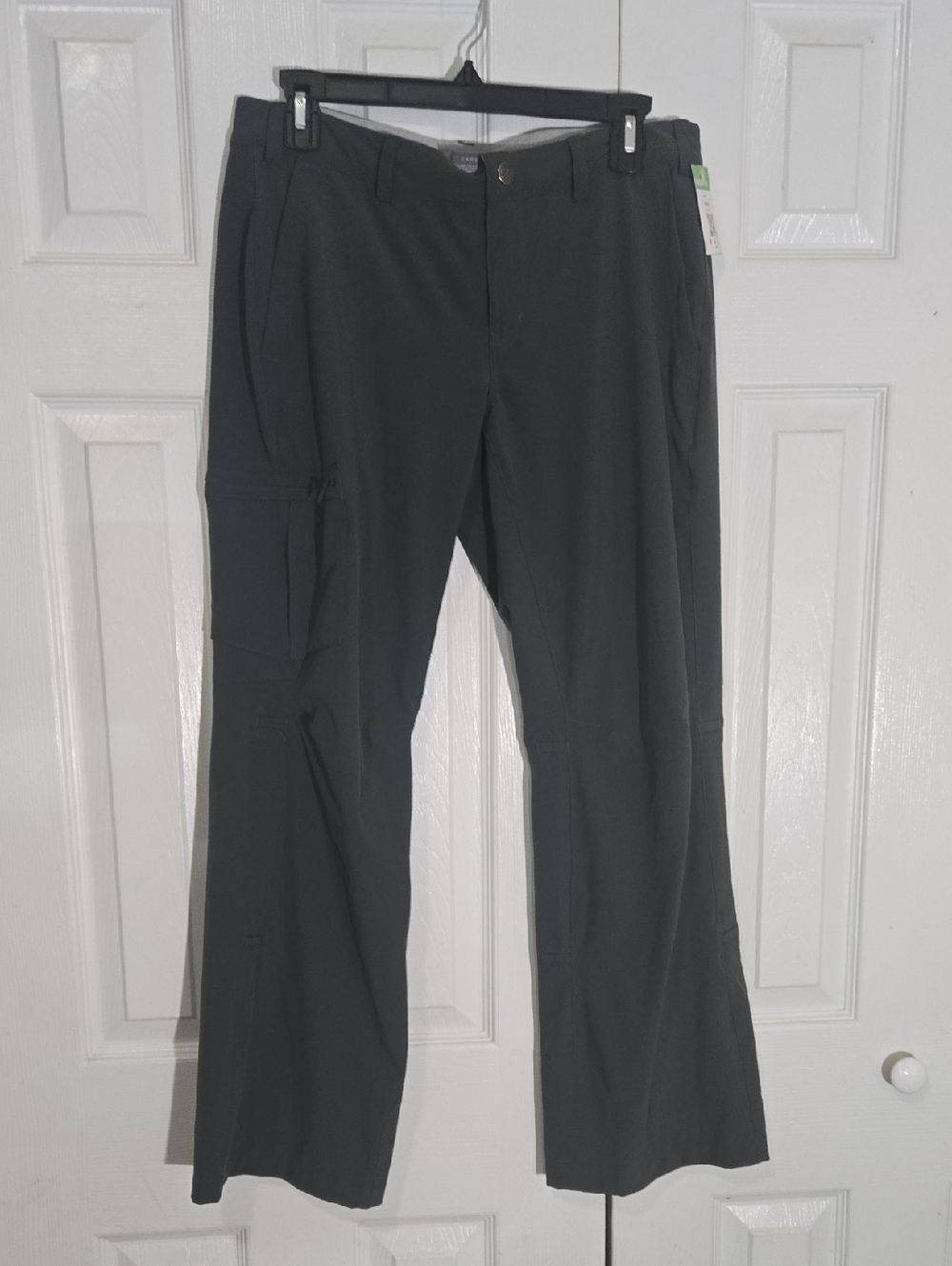 REI Gray Zip Cargo Pants Petite 8P